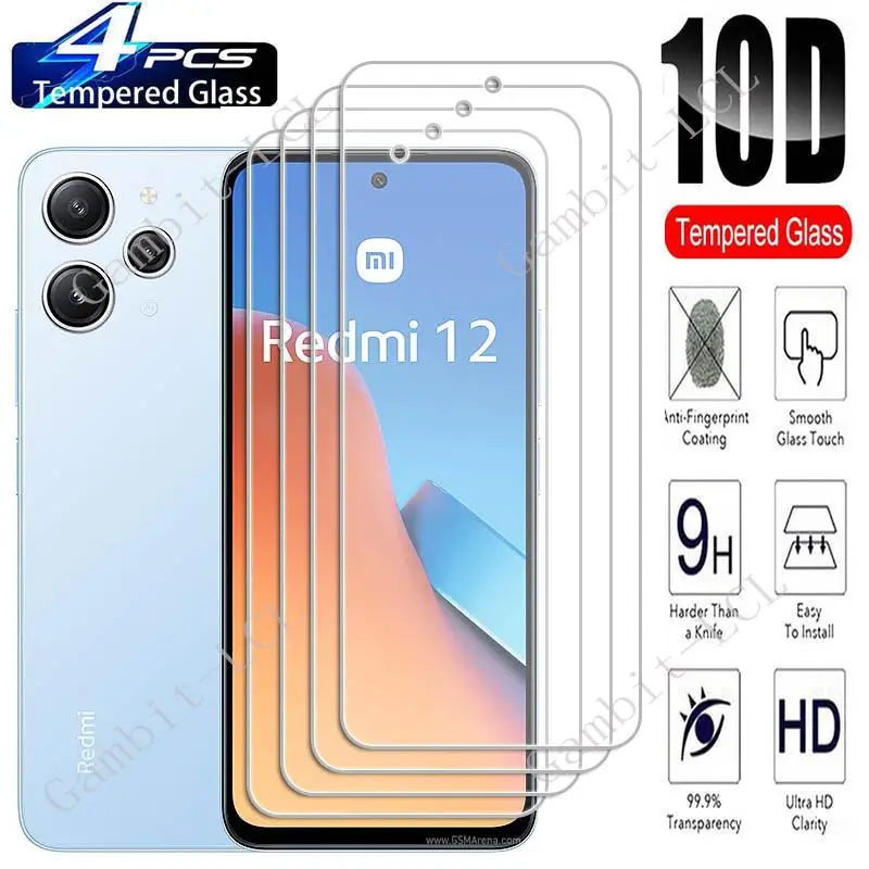 4PCS For Xiaomi Redmi 12 12R 6.79" Screen Protective Tempered Glass On XiaomiRedmi12 R Redmi12 Redmi12R Protection Cover Film
4PCS For Xiaomi Redmi 12 12R 6.79" Screen Protective Tempered Glass On XiaomiRedmi12 R Redmi12 Redmi12R Protection Cover Film