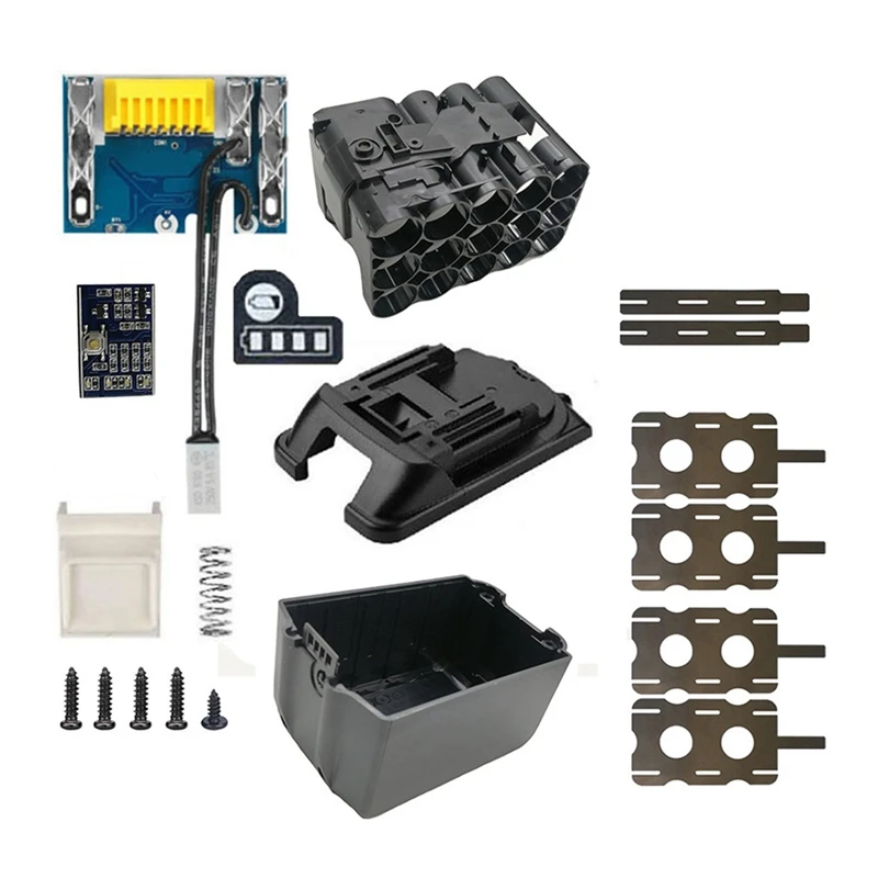 BL1890 Li-Ion Battery Case PCB Charging Protection Board Shell LED Indicator For MAKITA 18V Li-Ion Battery BL1830 BL1860
BL1890 Li-Ion Battery Case PCB Charging Protection Board Shell LED Indicator For MAKITA 18V Li-Ion Battery BL1830 BL1860
