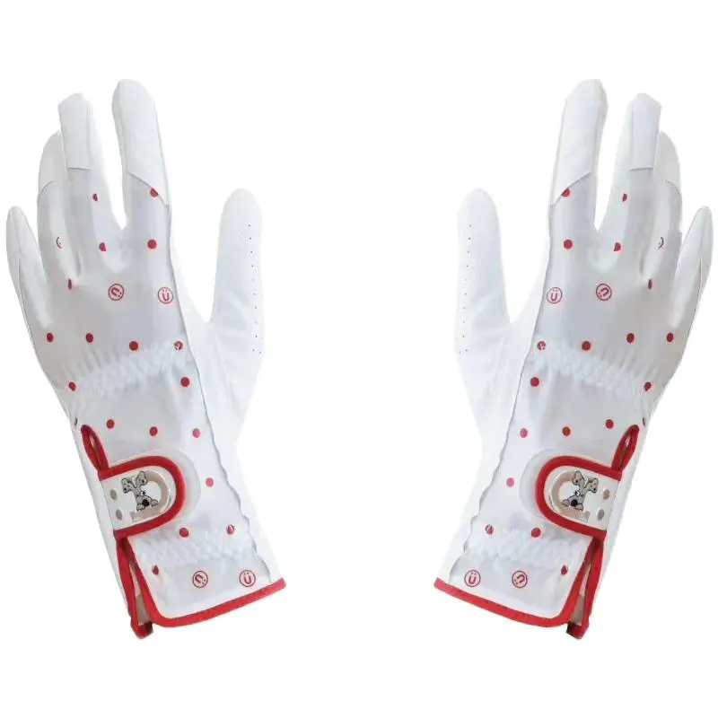

Новые женские перчатки для гольфа MU, дышащие нескользящие спортивные перчатки из мягкого микроволокна для левой и правой руки