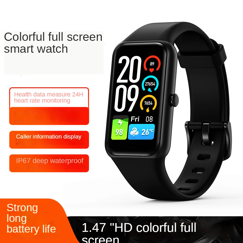New C11 touch smart bluetooth bracelet 1.47 HD blood oxygen heart rate meter step exercise physiological cycle smart V8
New C11 touch smart bluetooth bracelet 1.47 HD blood oxygen heart rate meter step exercise physiological cycle smart V8