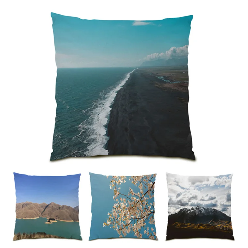 Sofas for Bedroom Home Decor Nature Landscape Velvet Decorative Pillowcases Beautiful Polyester Linen Decor Cushion Cover E1051
Sofas for Bedroom Home Decor Nature Landscape Velvet Decorative Pillowcases Beautiful Polyester Linen Decor Cushion Cover E1051