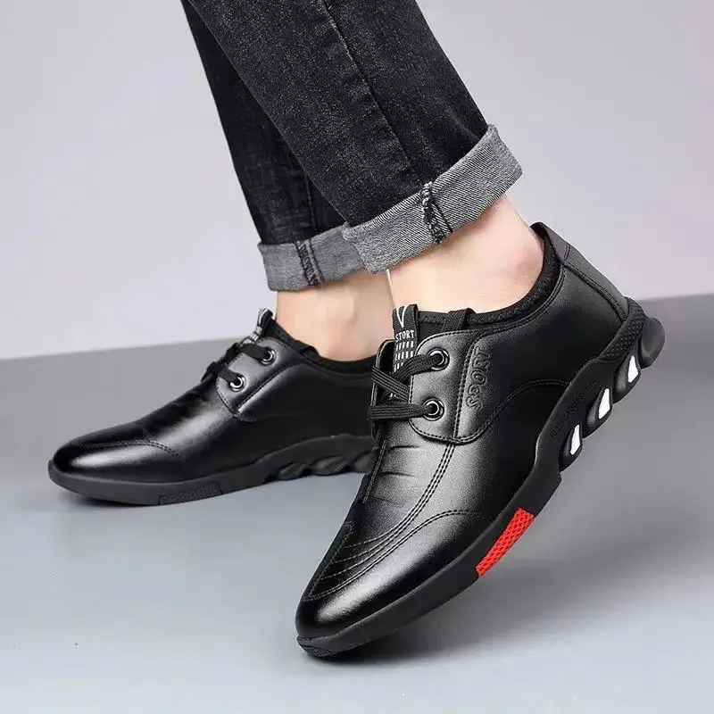 Men's Casual Leather Shoes Spring Men's Sneakers Comfortable Silp on Work Shoes Male Soft Non-slip Loafers Summer Flat Shoes
Men's Casual Leather Shoes Spring Men's Sneakers Comfortable Silp on Work Shoes Male Soft Non-slip Loafers Summer Flat Shoes
