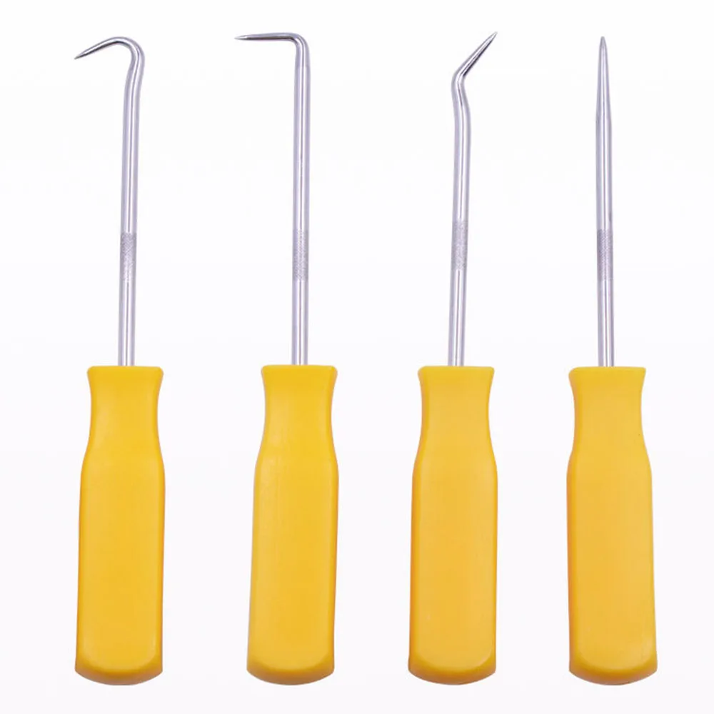 O-Ring Oil Seal Screwdriver Parts Puller Pick Hook Repair Yellow Industrial 4pcs Accessories Automotive Metal
O-Ring Oil Seal Screwdriver Parts Puller Pick Hook Repair Yellow Industrial 4pcs Accessories Automotive Metal