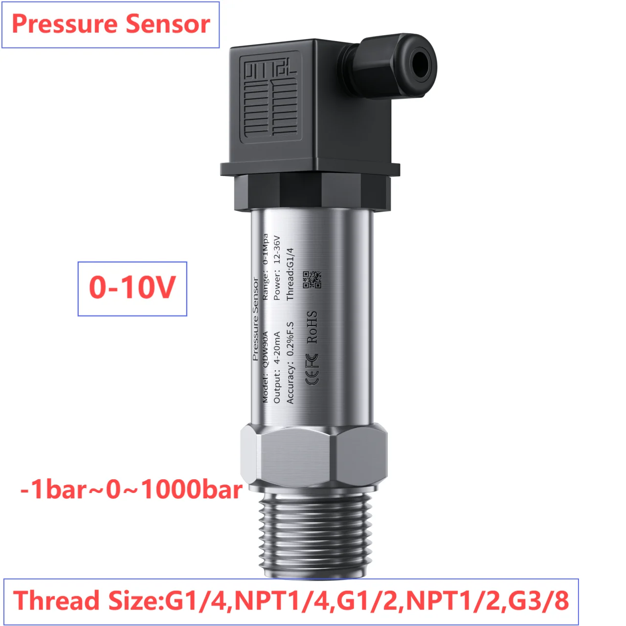 Датчик давления Hersman 0-10 бар 250 бар 24В
Датчик давления Hersman 0-10 бар 250 бар 24В