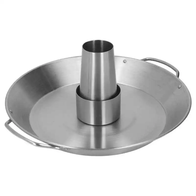 Beer Can Chicken Roaster Rack Reusable 430 Stainless Steel BBQ Roasting Pan for Home
Beer Can Chicken Roaster Rack Reusable 430 Stainless Steel BBQ Roasting Pan for Home