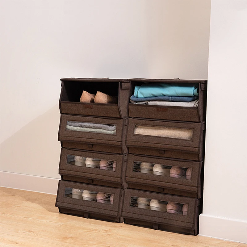 2022 New Fabric Shoes Storage Box Clothes Toys Organizer Clamshell Storage Basket Laundry Basket Organizer
2022 New Fabric Shoes Storage Box Clothes Toys Organizer Clamshell Storage Basket Laundry Basket Organizer