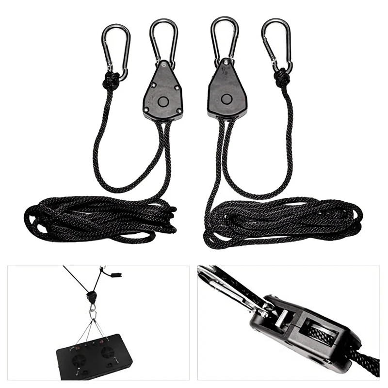 New 18Pcs 1/8 Inch Heavy-Duty Adjustable Growth Light Ratchet Rope Hanger, Used For Gardening Of Growing Lamps
New 18Pcs 1/8 Inch Heavy-Duty Adjustable Growth Light Ratchet Rope Hanger, Used For Gardening Of Growing Lamps