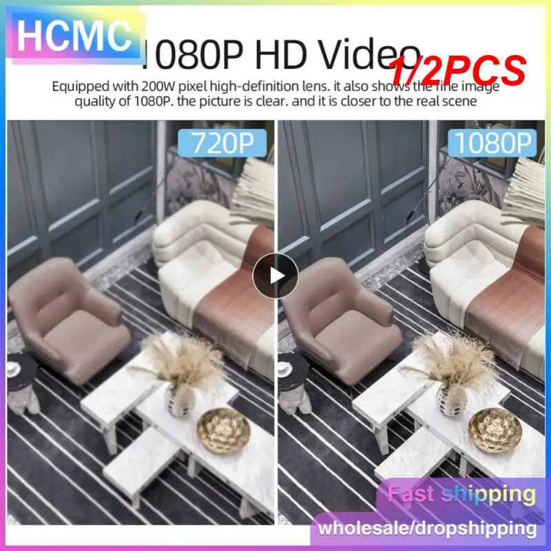 

1/2PCS Wireless Outdoor Camera IP 8MP 4K WIFI Video Surveillance Security Protection Record PTZ Speed Dome CCTV 5MP ICsee Baby