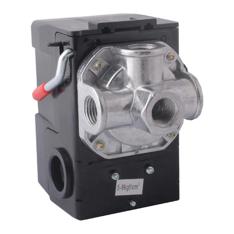 DIY Air Compressor Pressure Switch, 4 Port Compressor Pressure Control NPT1/4, ON 95PSI OFF 125PSI, 20A
DIY Air Compressor Pressure Switch, 4 Port Compressor Pressure Control NPT1/4, ON 95PSI OFF 125PSI, 20A