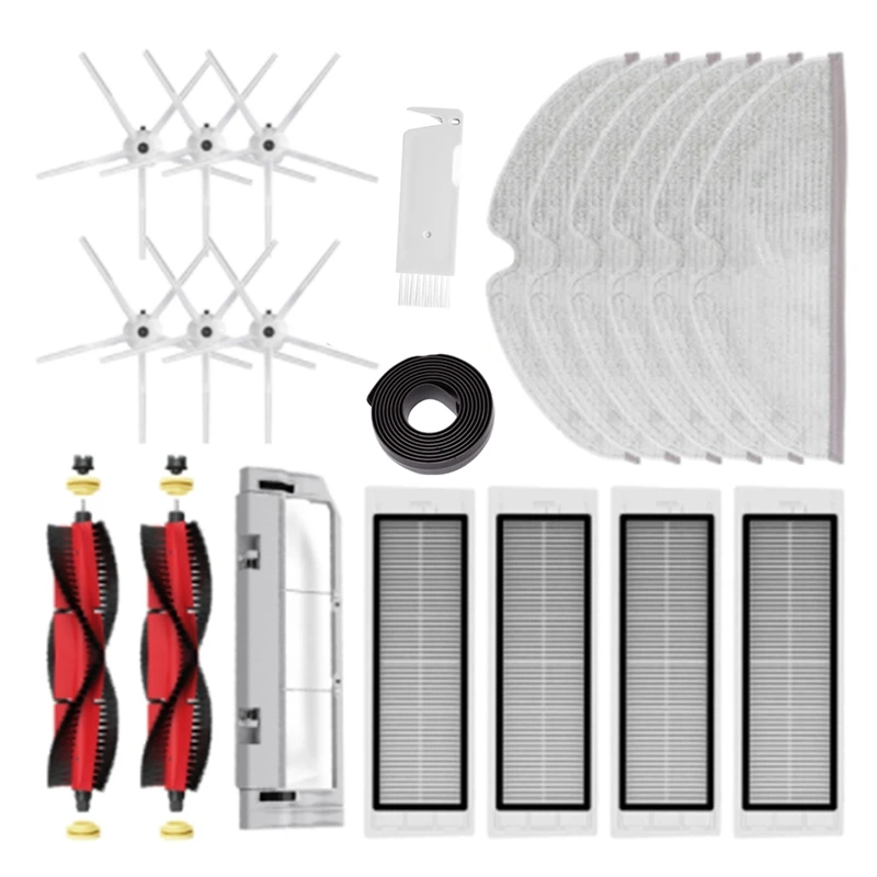 Сменные детали для пылесоса XiaoMi Roborock S5 Max S6 MaxV S6, фильтр НЕРА, основная щетка, насадка на швабру, боковая щетка
Сменные детали для пылесоса XiaoMi Roborock S5 Max S6 MaxV S6, фильтр НЕРА, основная щетка, насадка на швабру, боковая щетка