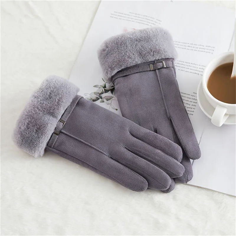 Women Outdoor Sport Gloves Fashion Female Gloves Autumn Winter Cute Furry Warm Full Finger Mittens
Women Outdoor Sport Gloves Fashion Female Gloves Autumn Winter Cute Furry Warm Full Finger Mittens