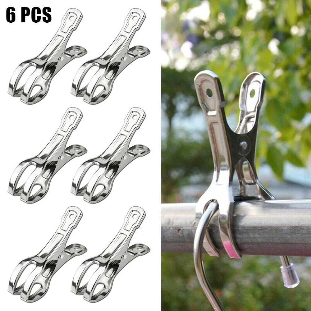 6Pcs 9CM Stainless Steel Heavy Duty Large Beach Towel Clips Clothespin Hanger Towel Clip Sealing Clip
6Pcs 9CM Stainless Steel Heavy Duty Large Beach Towel Clips Clothespin Hanger Towel Clip Sealing Clip