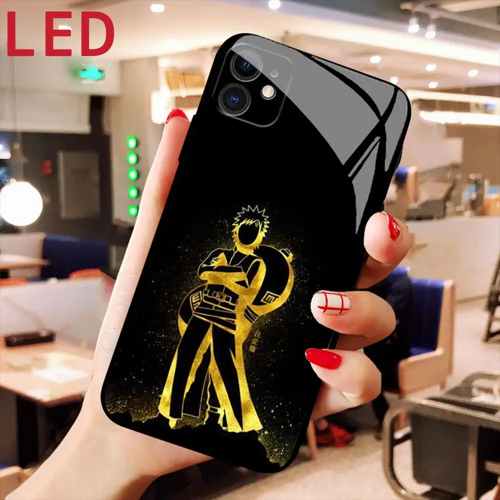 Sasuke Uchiha Glass phone Case For IPhone 13 12 11 Pro Max XS Max 8Plus 7plus LED Luminous Call Light Flash cover
Sasuke Uchiha Glass phone Case For IPhone 13 12 11 Pro Max XS Max 8Plus 7plus LED Luminous Call Light Flash cover