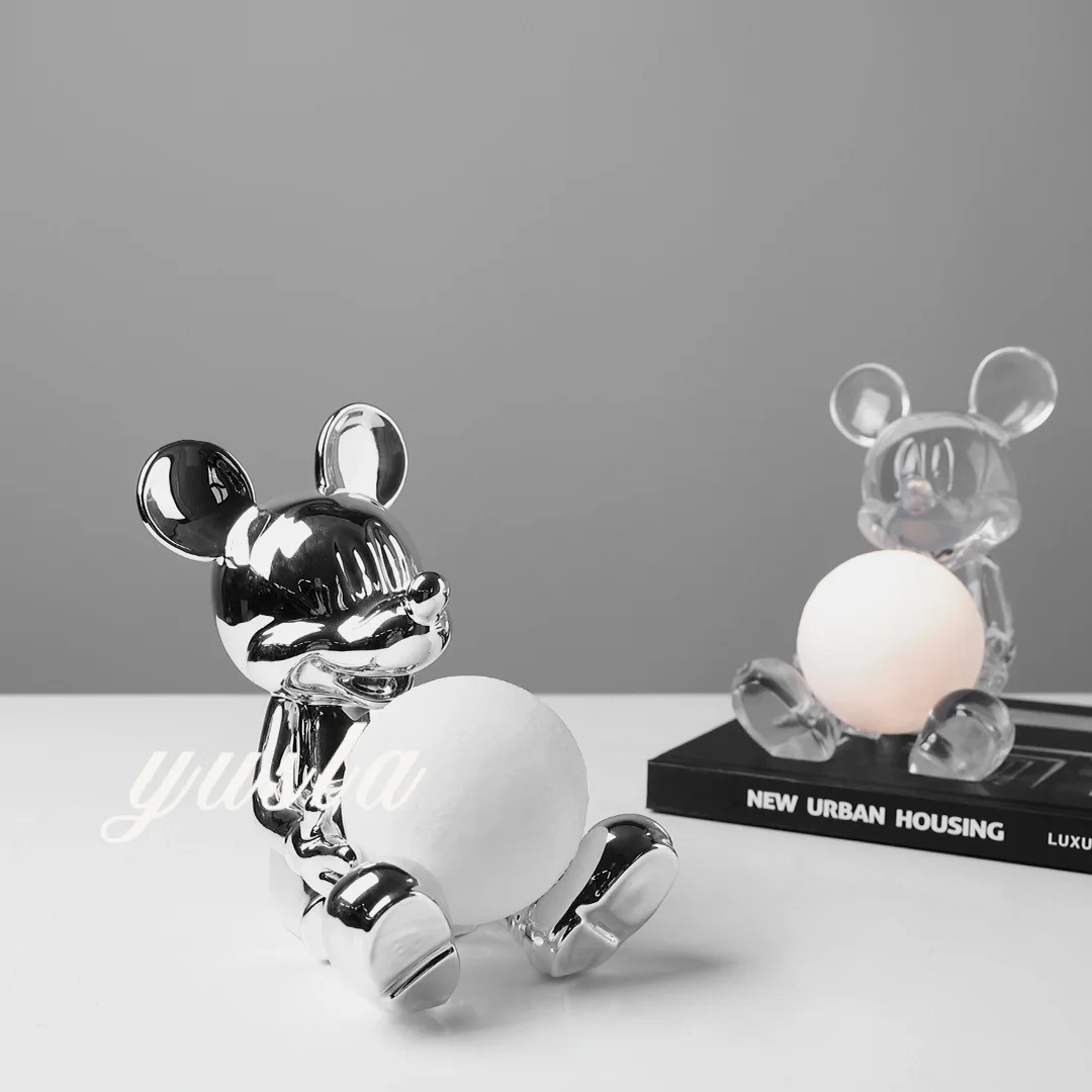 Simple and Modern Cartoon Mouse Moon Lamp Sculpture Decoration Sales Office Children's Room Doll Decoration Kawaii Home Decor
Simple and Modern Cartoon Mouse Moon Lamp Sculpture Decoration Sales Office Children's Room Doll Decoration Kawaii Home Decor