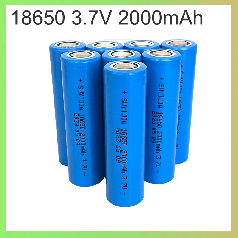 

18650 3.7V 2000mAh Li-ion Rechargeable Battery for Strong Light Flashlight Flashlight Headlight Mobile Phone/medical Equipment