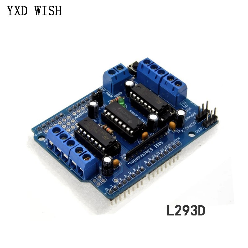 5 шт. L293D щит двойного привода двигателя для arduino Плата расширения привода двигателя Щит Управления мотором
5 шт. L293D щит двойного привода двигателя для arduino Плата расширения привода двигателя Щит Управления мотором
