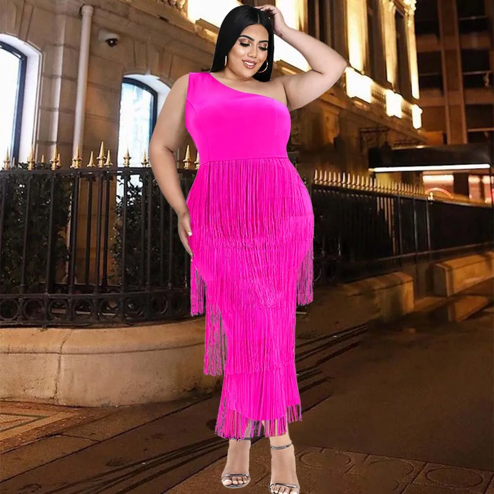 Fringed Dress One-shoulder Sexy Cascading Fringe Dress Banquet Cocktail Evening Dresses For Women Party 2022 Summer New
Fringed Dress One-shoulder Sexy Cascading Fringe Dress Banquet Cocktail Evening Dresses For Women Party 2022 Summer New
