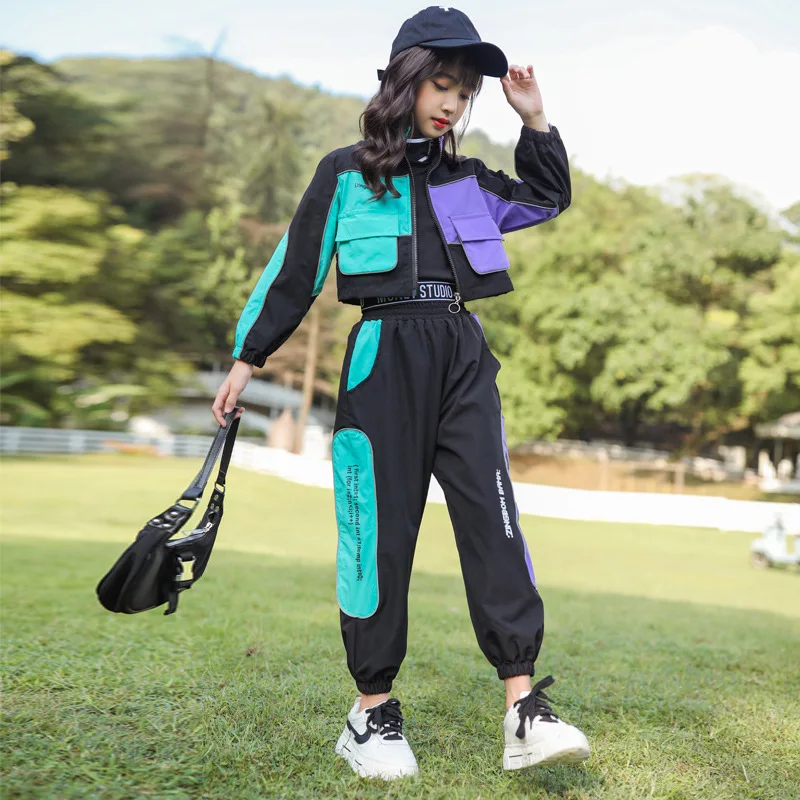Teenage Girls Clothes Spring Autumn Kids Fashion Patchwork Streetwear Tracksuit Jacket+Pants 2pcs Reflective Children Outfits
Teenage Girls Clothes Spring Autumn Kids Fashion Patchwork Streetwear Tracksuit Jacket+Pants 2pcs Reflective Children Outfits