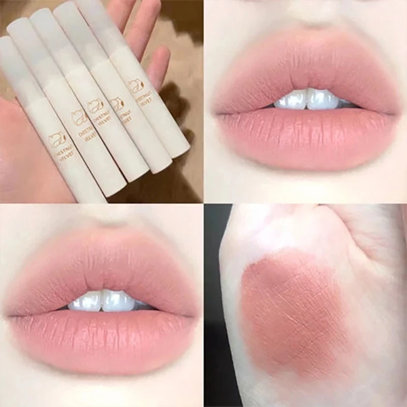 Matte Lipstick Liquid Lip Gloss Waterproof No Fading Long Lasting Natural Lip Tint Chestnut Lip Mud Velvet Lip Glaze Cosmetic
Matte Lipstick Liquid Lip Gloss Waterproof No Fading Long Lasting Natural Lip Tint Chestnut Lip Mud Velvet Lip Glaze Cosmetic