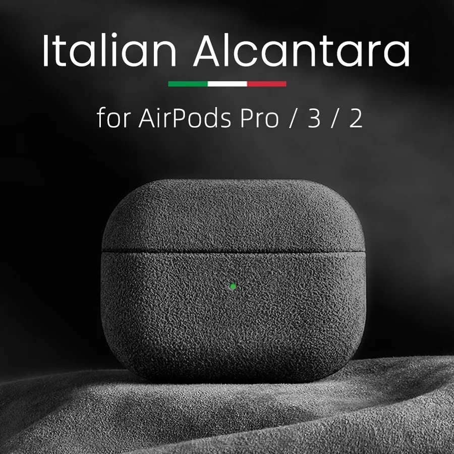 ALCANTARA Case for AirPods Pro Luxury Artificial Leather Cases for AirPods 3 2 & 1 Wireless Bluetooth Headset Turn fur Cover
ALCANTARA Case for AirPods Pro Luxury Artificial Leather Cases for AirPods 3 2 & 1 Wireless Bluetooth Headset Turn fur Cover