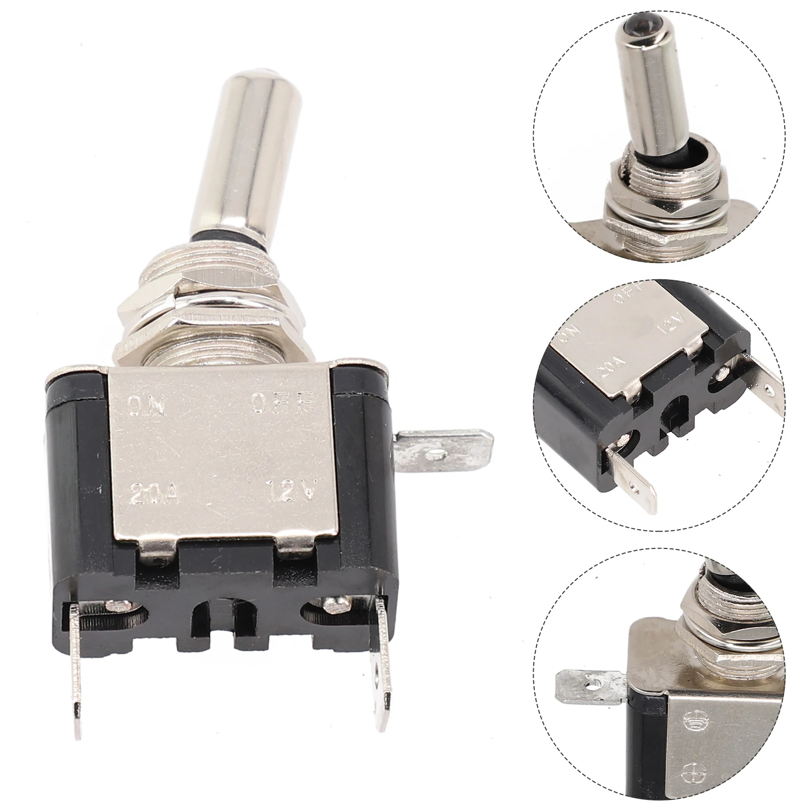 Аксессуары, высококачественный тумблер, 11,25 мм, светодиодная подсветка, вкл./выкл., 12 В постоянного тока, 20 А, автомобиль, лодка, гоночный раллийный DASH SPST Flick
Аксессуары, высококачественный тумблер, 11,25 мм, светодиодная подсветка, вкл./выкл., 12 В постоянного тока, 20 А, автомобиль, лодка, гоночный раллийный DASH SPST Flick