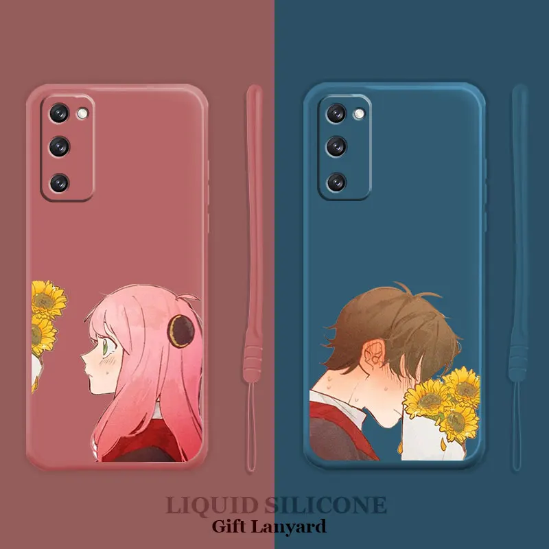 Liquid Case For Samsung Galaxy S22 S21 S20 FE Ultra S10 S9 S8 Plus S10e Note 20 10 Lite Shell Spy×Family Anya Damian Couple
Liquid Case For Samsung Galaxy S22 S21 S20 FE Ultra S10 S9 S8 Plus S10e Note 20 10 Lite Shell Spy×Family Anya Damian Couple