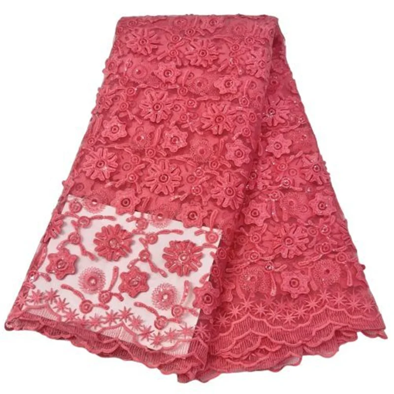 Pink 3d Sequin African French Net Lace Fabric 2023 High Quality Tulle Mesh Lace Bridal Nigerian Wedding Dress Lace For Woman
Pink 3d Sequin African French Net Lace Fabric 2023 High Quality Tulle Mesh Lace Bridal Nigerian Wedding Dress Lace For Woman
