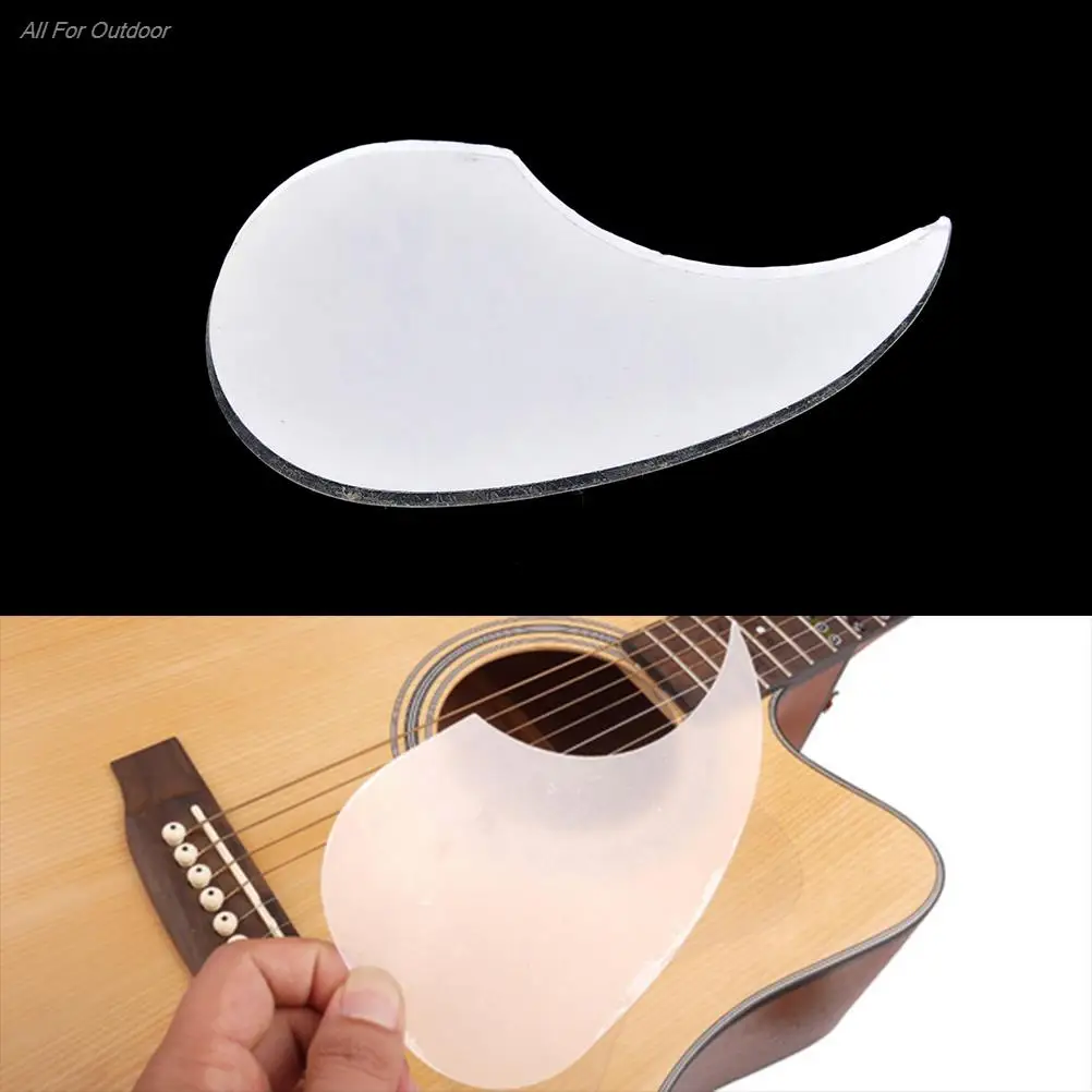 

1pc Transparent Droplets Shell Self-sticking Pickguard for Acoustic Guitar Transparent Acoustic Guitar tool