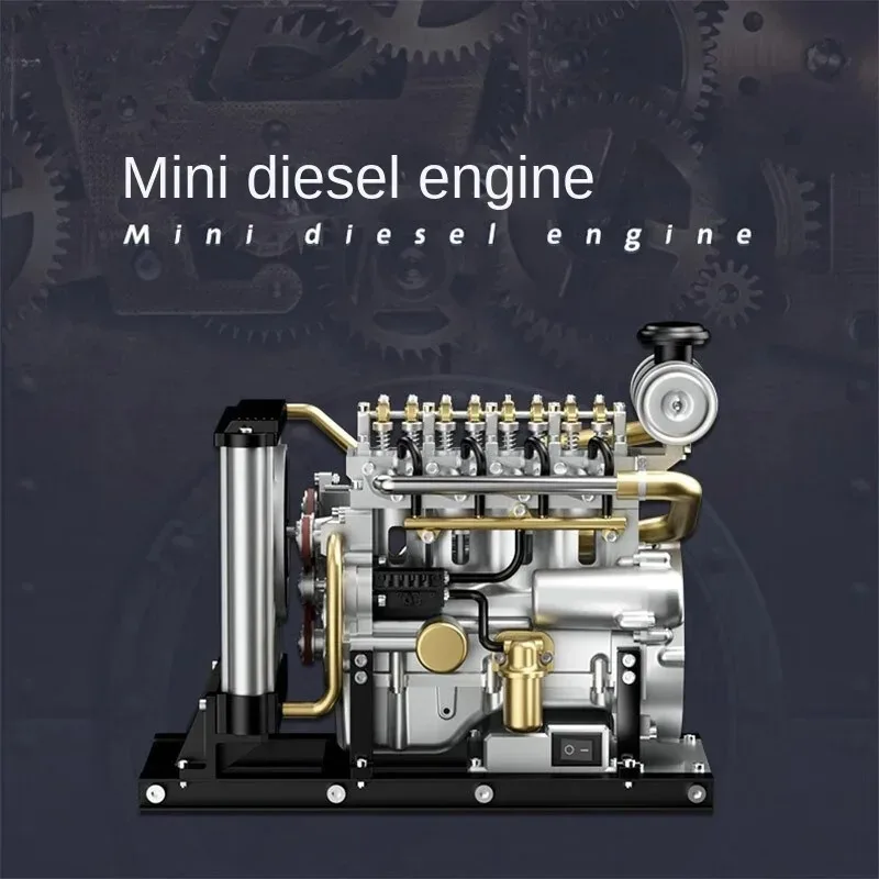 L4 Diesel Engine Model Kit that Works -TECHING 1: 10 Full Metal Mini L4 4 Cylinder Engine OHV Inline 4 Cylinder Engine Model Kit
L4 Diesel Engine Model Kit that Works -TECHING 1: 10 Full Metal Mini L4 4 Cylinder Engine OHV Inline 4 Cylinder Engine Model Kit