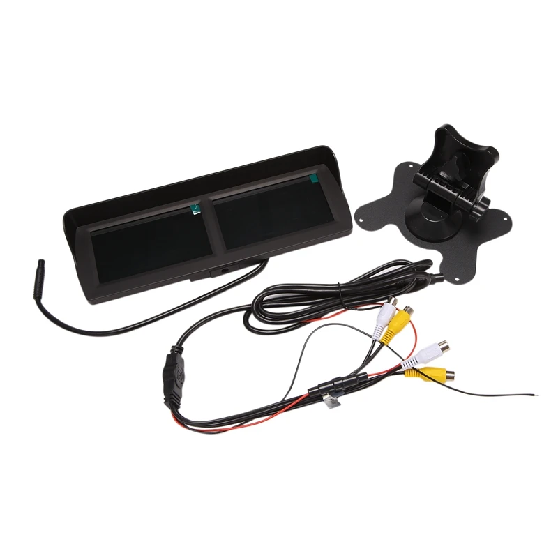 4.3 Inch Dual HD Screen Display Car Rear View Monitor Interior Mirror Monitor For View Camera 4 CH Video Input 12V-24V
4.3 Inch Dual HD Screen Display Car Rear View Monitor Interior Mirror Monitor For View Camera 4 CH Video Input 12V-24V