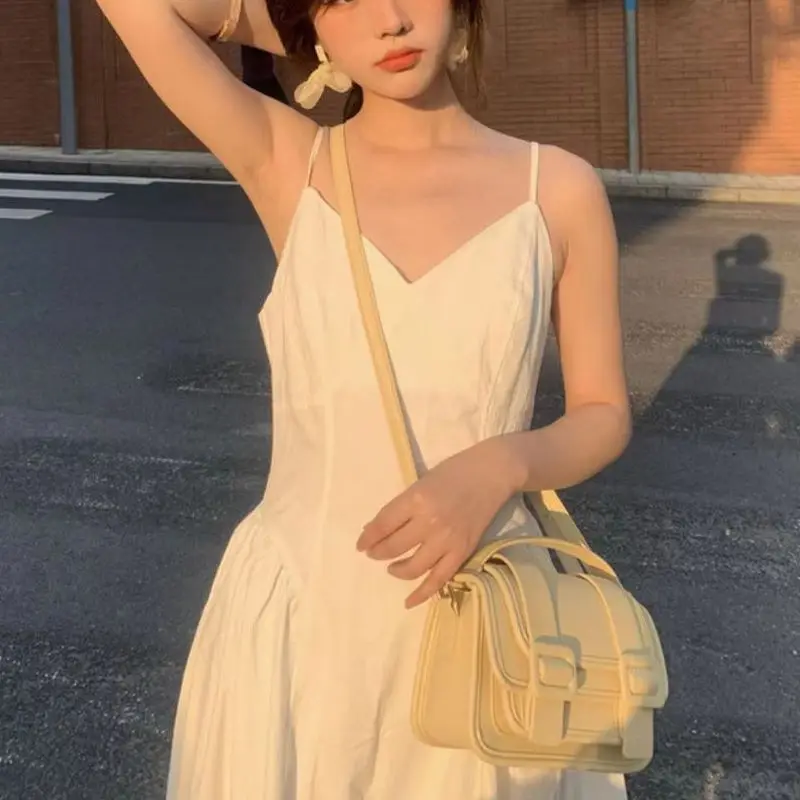 Preppy Style New Summer Women's Gentle French First Love Sweet White Slip Dress Fairy
Preppy Style New Summer Women's Gentle French First Love Sweet White Slip Dress Fairy
