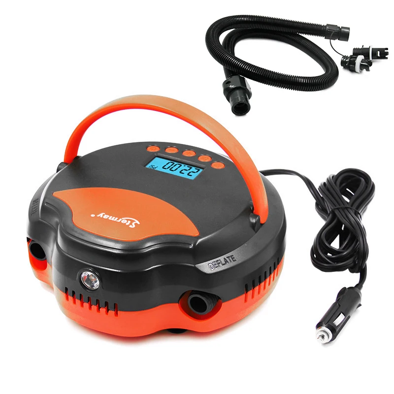 High Pressure Paddle Board Pump with LED Digital Screen Electric Air Pump for Inflatables 12V DC Car Connector Auto-off LED
High Pressure Paddle Board Pump with LED Digital Screen Electric Air Pump for Inflatables 12V DC Car Connector Auto-off LED