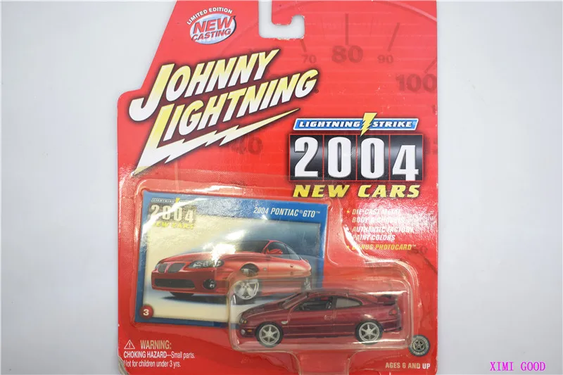 JOHNNY LIGHTNING 1:64 2004 Pontiac GTO Thunder series Die casting alloy car model ornaments boys gift
JOHNNY LIGHTNING 1:64 2004 Pontiac GTO Thunder series Die casting alloy car model ornaments boys gift