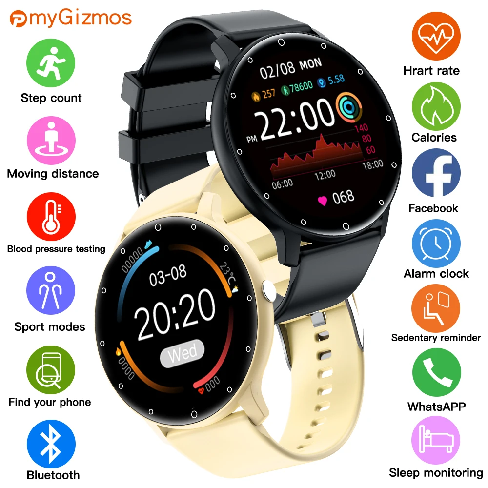2022 Women Smart Watch for Man Fitness Tracker Waterproof Weather Heart Rate Monitor Men's Sports Smartwatch for ios/Android
2022 Women Smart Watch for Man Fitness Tracker Waterproof Weather Heart Rate Monitor Men's Sports Smartwatch for ios/Android