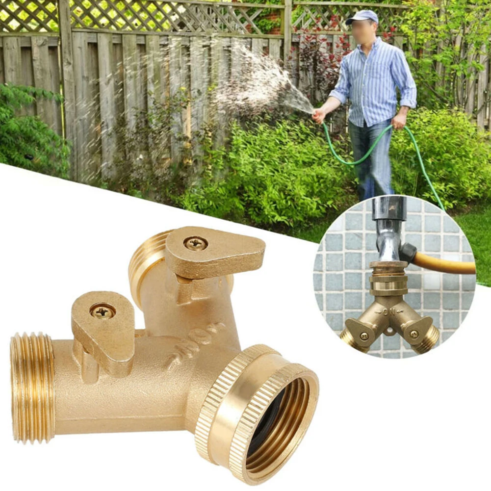 3/4 Inch Thread Garden Hose Connector Tap Outlet Splitter 2 Way Adapter Irrigation Valve Quick Connector Garden Hose Splitter
3/4 Inch Thread Garden Hose Connector Tap Outlet Splitter 2 Way Adapter Irrigation Valve Quick Connector Garden Hose Splitter