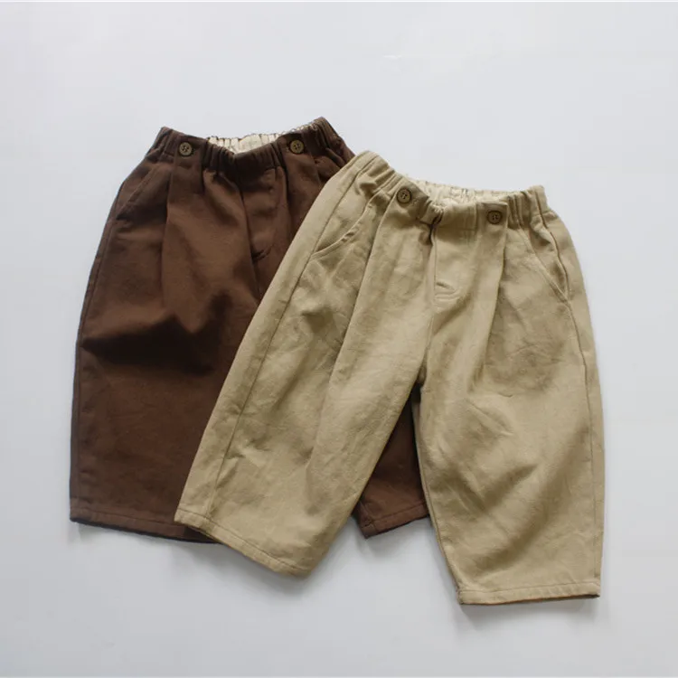Autumn Spring Baby Boys Pants Children's Straight Trousers Kids Solid 2 Buttons Clothing Kids Girls Casual Trousers 1-7 Years
Autumn Spring Baby Boys Pants Children's Straight Trousers Kids Solid 2 Buttons Clothing Kids Girls Casual Trousers 1-7 Years