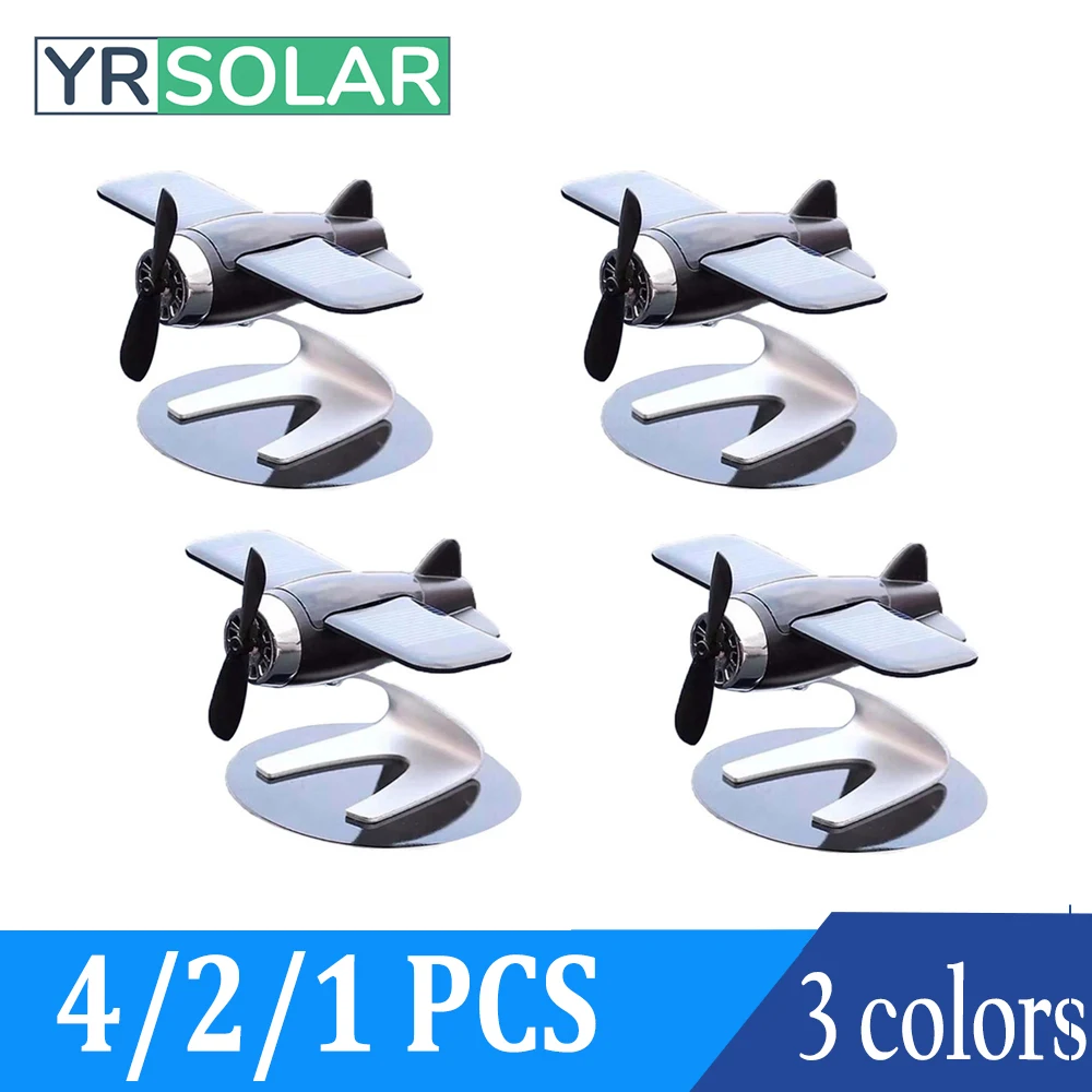 4/2/1PCS Mini Car Air Freshener Solar Panel Airplane Model with Solid Fragrant Car Perfume Aroma Diffuser Ornament Auto Decor
4/2/1PCS Mini Car Air Freshener Solar Panel Airplane Model with Solid Fragrant Car Perfume Aroma Diffuser Ornament Auto Decor