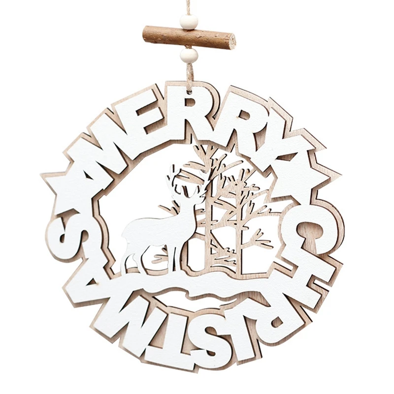 Christmas Pendant, Wooden Merry Christmas Elk Hollow Pattern Hanging Ornaments Christmas Tree Home Holiday Decoration
Christmas Pendant, Wooden Merry Christmas Elk Hollow Pattern Hanging Ornaments Christmas Tree Home Holiday Decoration