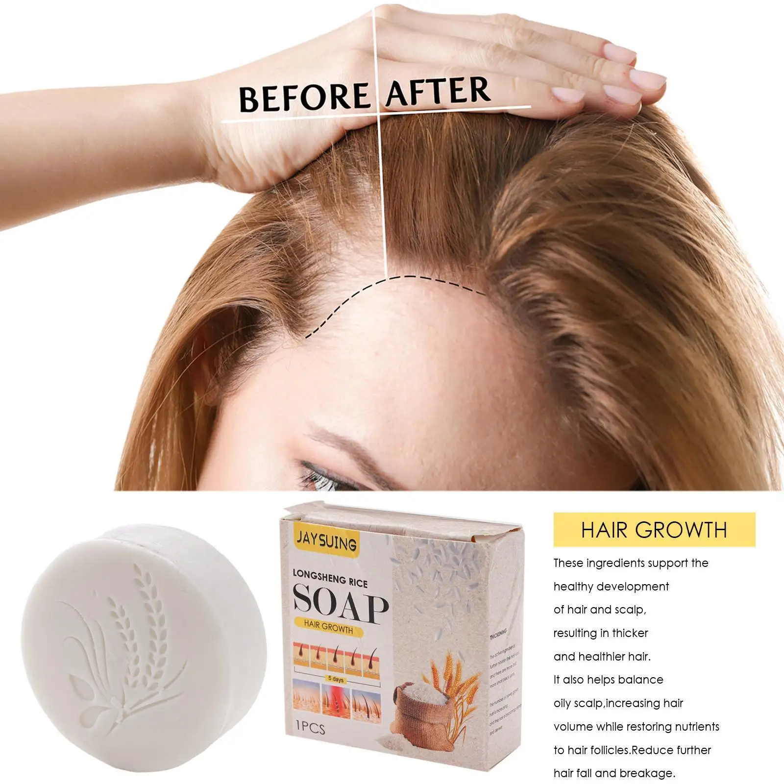 Rice Water Hair Shampoo Soap Taomi Water Handmade Soap Gentle Nourishing Clean Hair Scalp Hair Shampoos Body Hair Care
Rice Water Hair Shampoo Soap Taomi Water Handmade Soap Gentle Nourishing Clean Hair Scalp Hair Shampoos Body Hair Care
