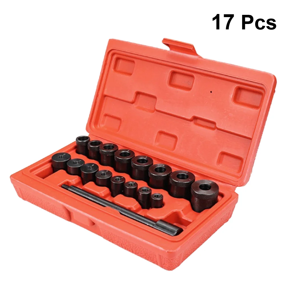 17pcs/set Clutch Hole Corrector Special Tools Installation Car Clutch Alignment Tool Clutch Correction Tool (Red) 
17pcs/set Clutch Hole Corrector Special Tools Installation Car Clutch Alignment Tool Clutch Correction Tool (Red)