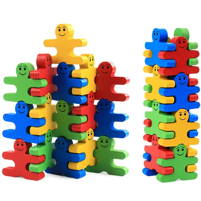 Hevesrz Wood Stacked Balance Villain Building Blocks Children's Early Education Puzzle Assembly Wooden Toys
Hevesrz Wood Stacked Balance Villain Building Blocks Children's Early Education Puzzle Assembly Wooden Toys