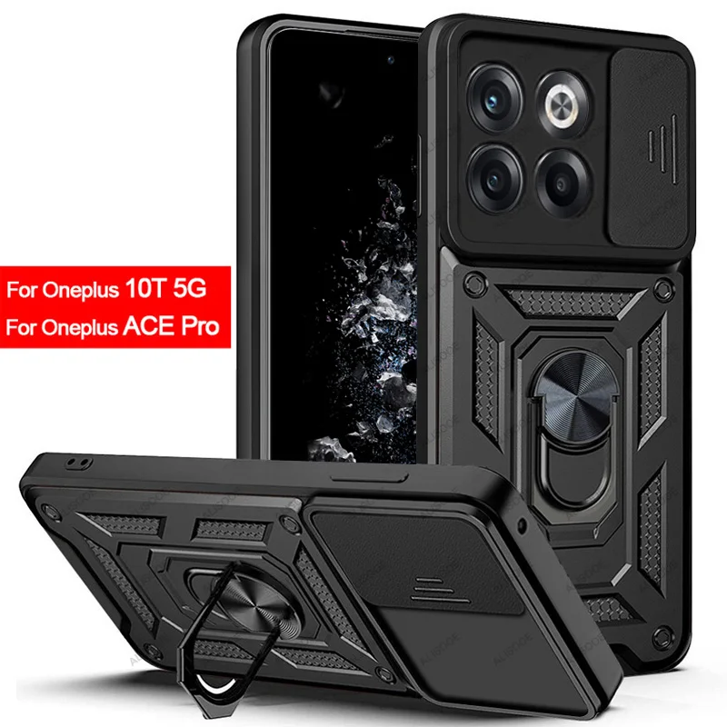 Capa for Oneplus 10T 5G Case Slide Camera Lens Protect Cover for Oneplus ACE Pro Nord N20 SE N300 5G Armor Shockproof Stand Case
Capa for Oneplus 10T 5G Case Slide Camera Lens Protect Cover for Oneplus ACE Pro Nord N20 SE N300 5G Armor Shockproof Stand Case