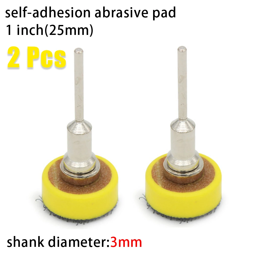 2Pcs 1inch Disc Sandpaper Self-Adhesion Abrasive Pad With 3mm Shank Polishing Tool Hand Sanding Block For Polishing Grinding
2Pcs 1inch Disc Sandpaper Self-Adhesion Abrasive Pad With 3mm Shank Polishing Tool Hand Sanding Block For Polishing Grinding