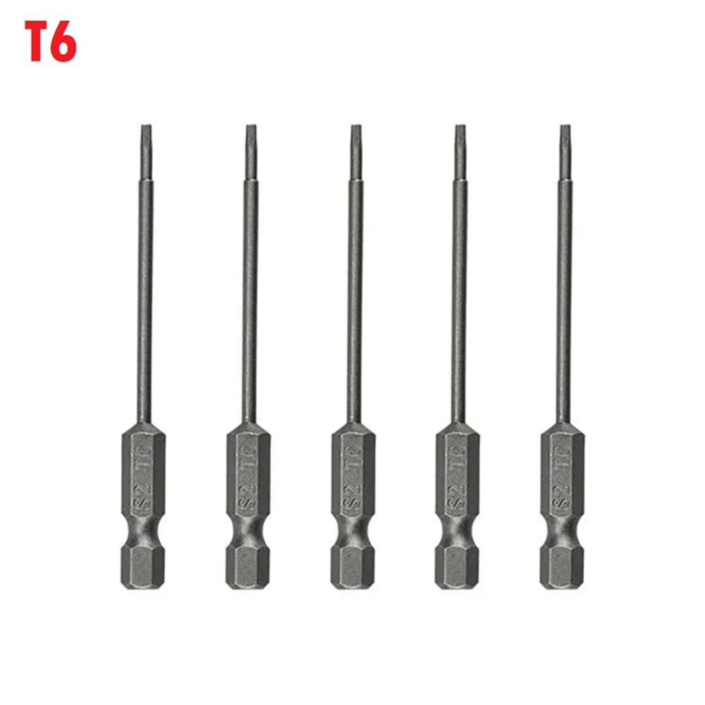 Durable Screwdriver Bits 60HRC Torx 5pcs 75mm Alloy Steel Electric Drill Hand Screwdrivers Magnetic Head Solid
Durable Screwdriver Bits 60HRC Torx 5pcs 75mm Alloy Steel Electric Drill Hand Screwdrivers Magnetic Head Solid