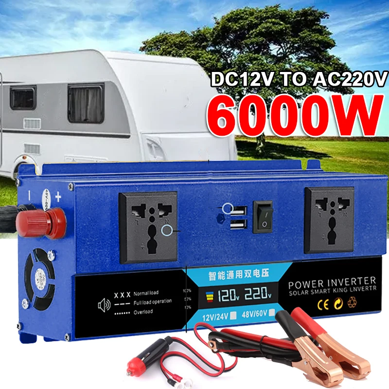 12v24v to 220v 2000W Universal Car Inverter Transformer Power Modified Sine Wave Converter for Solar System Home Car Outdoor
12v24v to 220v 2000W Universal Car Inverter Transformer Power Modified Sine Wave Converter for Solar System Home Car Outdoor
