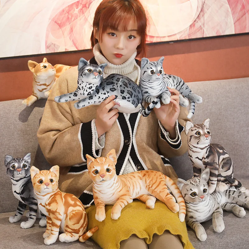 Simulation Cat Pillow 36cm Three-dimensional Cat Doll Tiger Stripes Cat Plush Toys Children Soothing Dolls Children's Toys Gifts
Simulation Cat Pillow 36cm Three-dimensional Cat Doll Tiger Stripes Cat Plush Toys Children Soothing Dolls Children's Toys Gifts