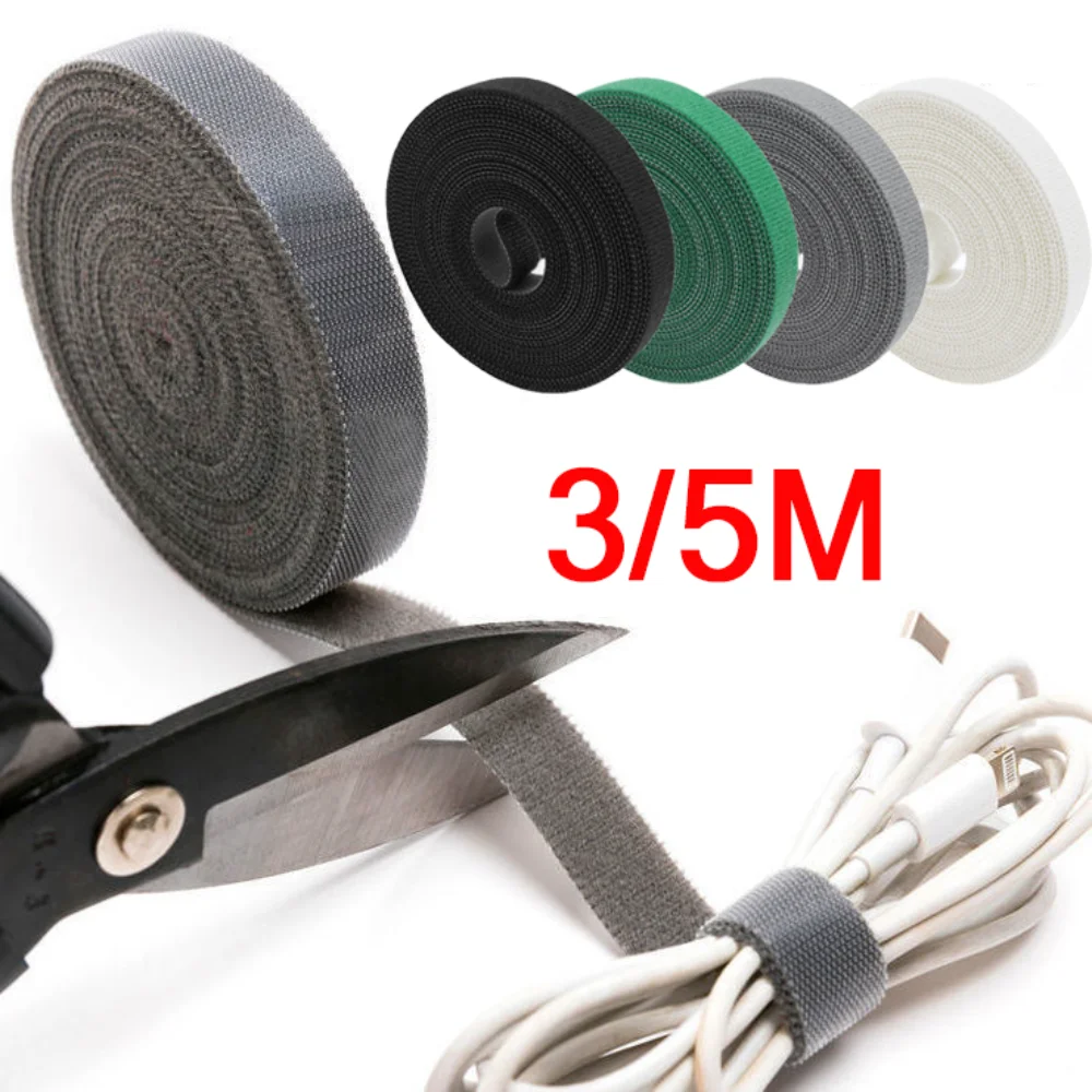 3/5M Reusable Cable Organizer Ties USB Cable Winder Mouse Wire Earphone Holder PC Cord Free Cut Cable Management Tape Protector
3/5M Reusable Cable Organizer Ties USB Cable Winder Mouse Wire Earphone Holder PC Cord Free Cut Cable Management Tape Protector