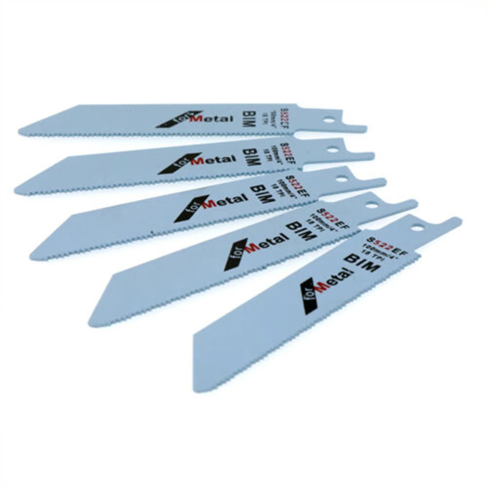 5 Pcs S522EF Reciprocating Saw Blade Jigsaw Blade 100mm 1.4mm HCS For Wood Plastic Cutting Tools Accessories
5 Pcs S522EF Reciprocating Saw Blade Jigsaw Blade 100mm 1.4mm HCS For Wood Plastic Cutting Tools Accessories