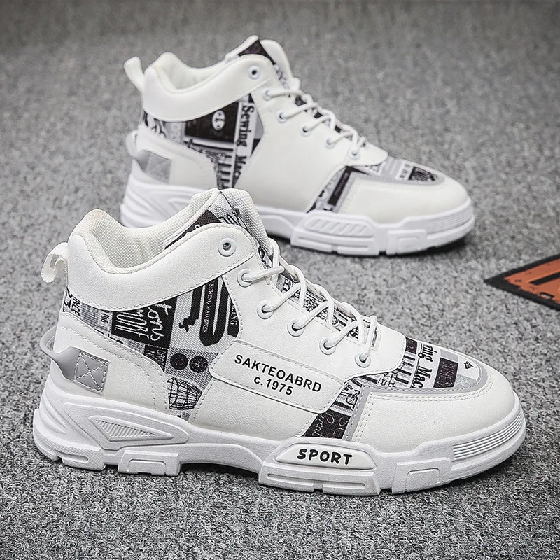 Men's Shoes 2023 Trendy Street Boys Platform Shoes High Top Men Boot Outdoor Casual Sneakers Comfortable Breathable Running Shoe
Men's Shoes 2023 Trendy Street Boys Platform Shoes High Top Men Boot Outdoor Casual Sneakers Comfortable Breathable Running Shoe