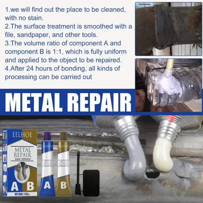 AB Repair Glue Acrylate Structure Glue Special Quick-Drying Glue Glass Metal Stainless Waterproof Strong Adhesive Glue
AB Repair Glue Acrylate Structure Glue Special Quick-Drying Glue Glass Metal Stainless Waterproof Strong Adhesive Glue